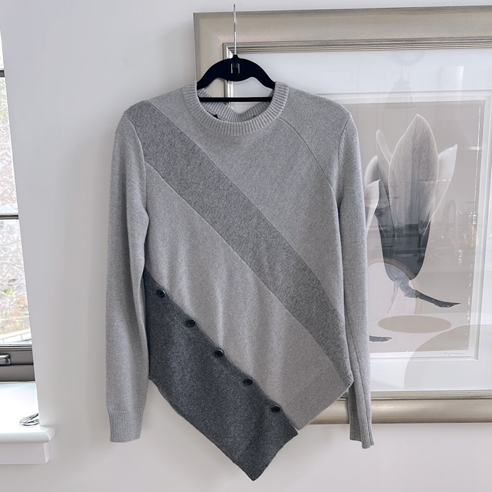 Proenza Schouler Wool/Cashmere Asymmetric Sweater S